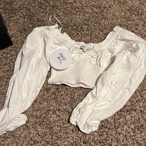 womens princess polly crop top, size 0